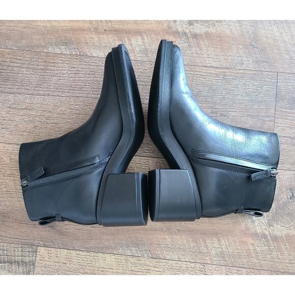 Franco Sarto Black Ankle Boots - Picture 6 of 12